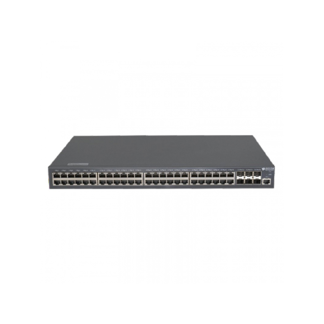 Коммутатор, BDCOM, S2900-48P6X, Управляемый L2+, 48 портов PoE (370W) 10/100/1000M RJ45, 6 портов 10G SFP+, Стоечный