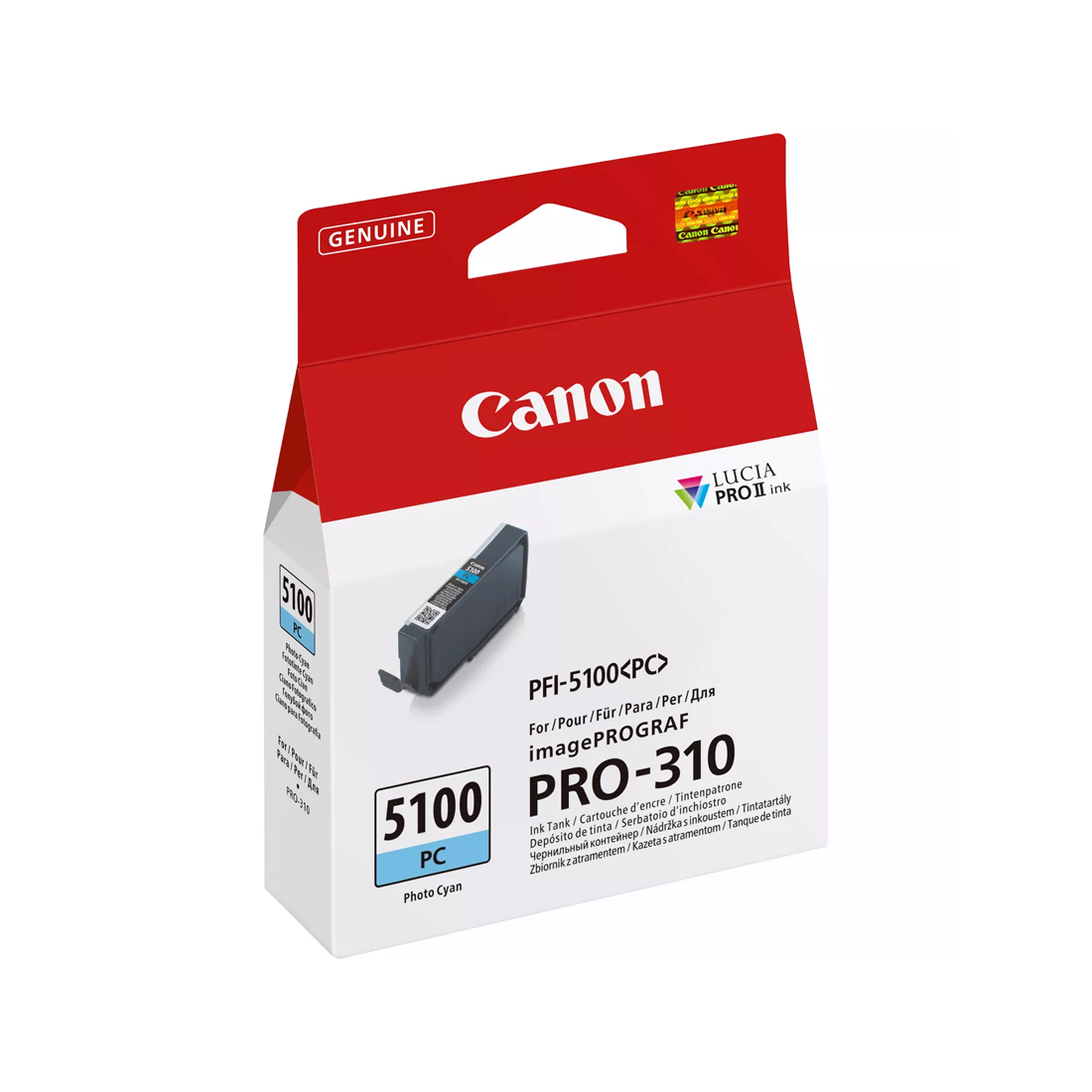 Чернильный картридж Canon PFI-5100 Photo Cyan 14 мл
