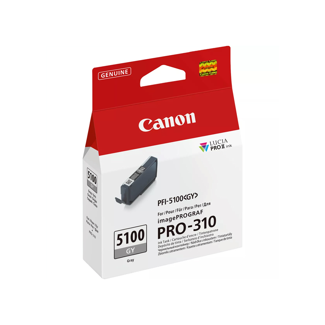 Чернильный картридж Canon PFI-5100 Grey для imagePROGRAF PRO-310, 14 мл