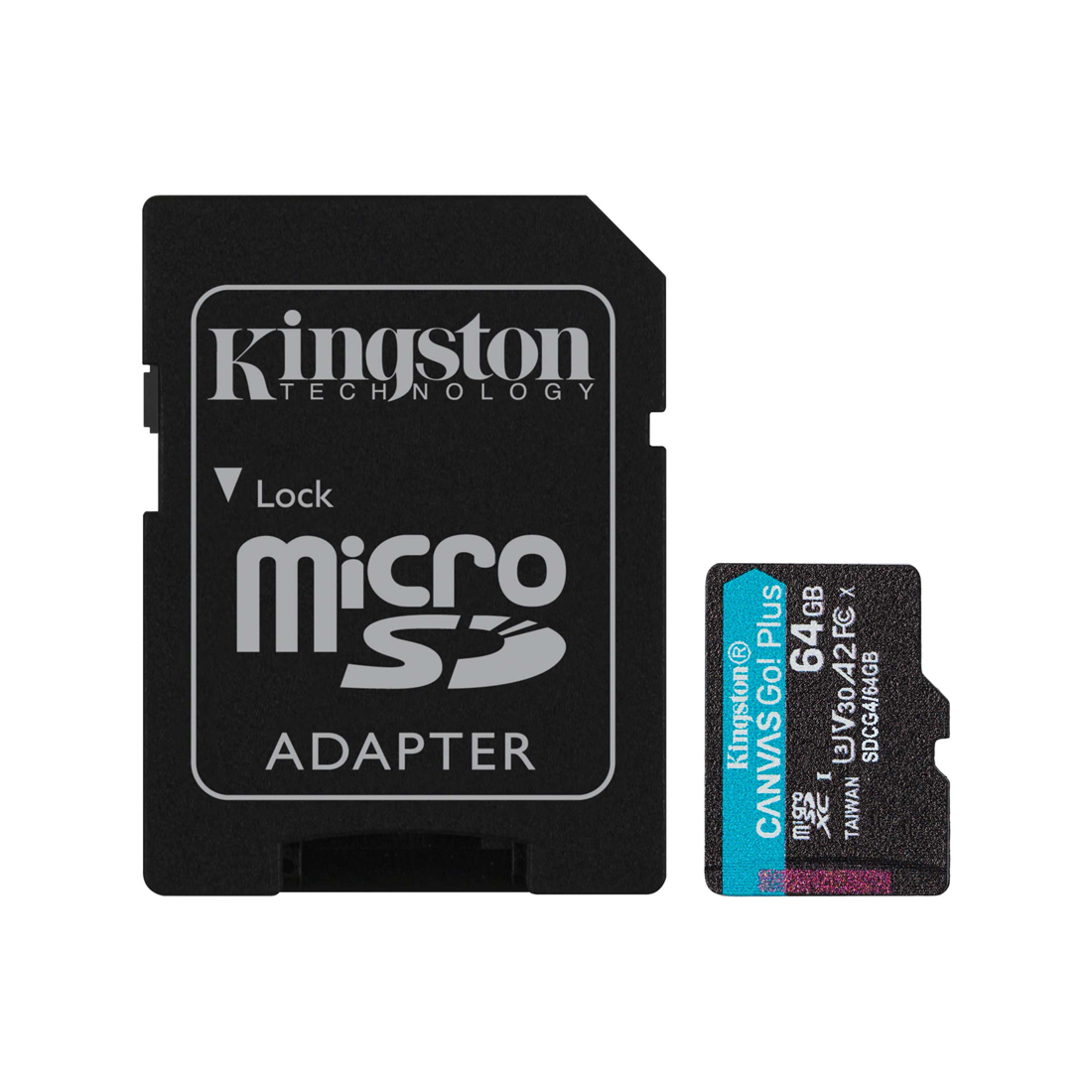 Карта памяти Kingston SDCG4/64GB MicroSDXC 64GB Canvas Go Plus