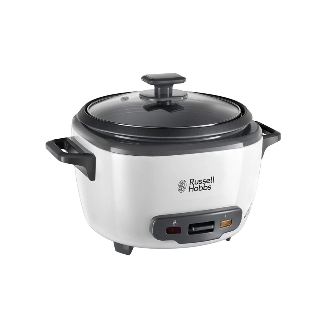 Рисоварка, Russell Hobbs, 27040-56, Мощность 500W, Общий объём 3.3L, 1 автоматическая программа, Антипригарное покрытие чаши, Кнопочный тип управления, Белый