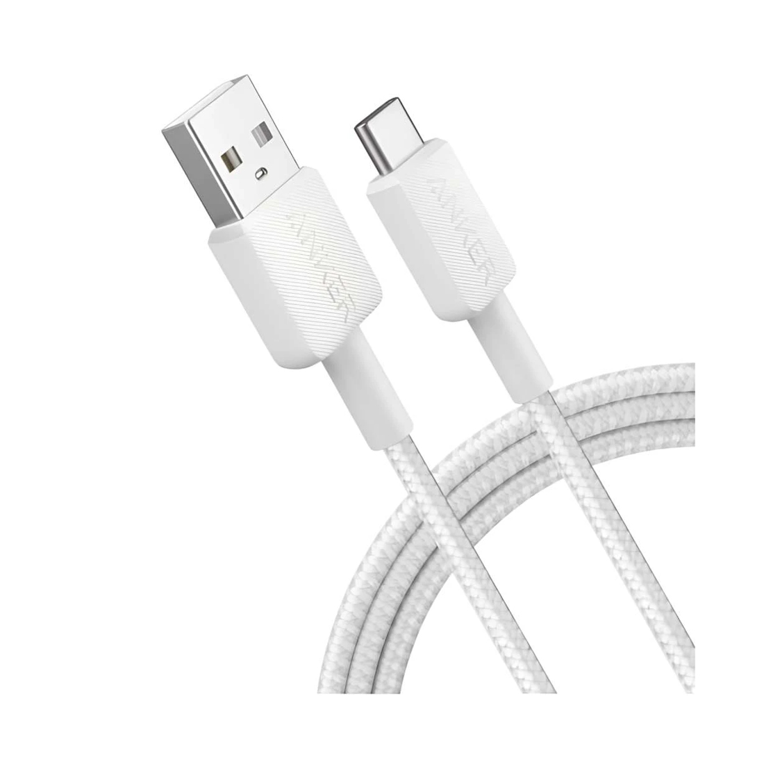 Интерфейсный кабель, Anker, 322 (A81H5G21), USB-A to USB-C, 1М, Белый