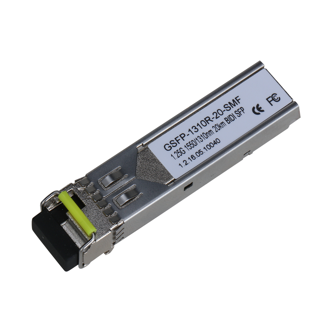 Трансивер, Dahua, GSFP-1310R-20-SMF, Индустриальный, single-mode, TX-1550 нм, RX-1310 нм, 20 км, –40 °C до +85 °C
