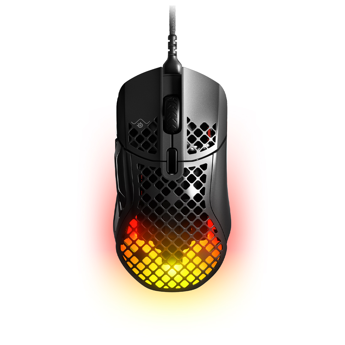 Компьютерная мышь, Steelseries, Aerox 5, 62401, Игровая, Оптическая, 8500 CPI, 6 кнопок, Подсветка RGB, Проводная 1.8 м, USB, Чёрная
