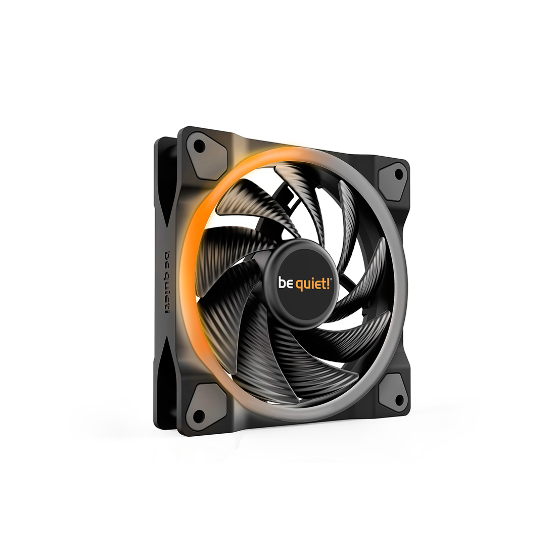 Вентилятор для компьютерного корпуса, Bequiet!, Light Wings, BL073, 120мм Light Wings PWM-high-speed, ARGB LED, 2500 об.мин, 52.3/88.9 CFM, 31 dB(A), 4-pin PWM/3-pin ARGB, 120 x 120 x 25мм, Чёрный