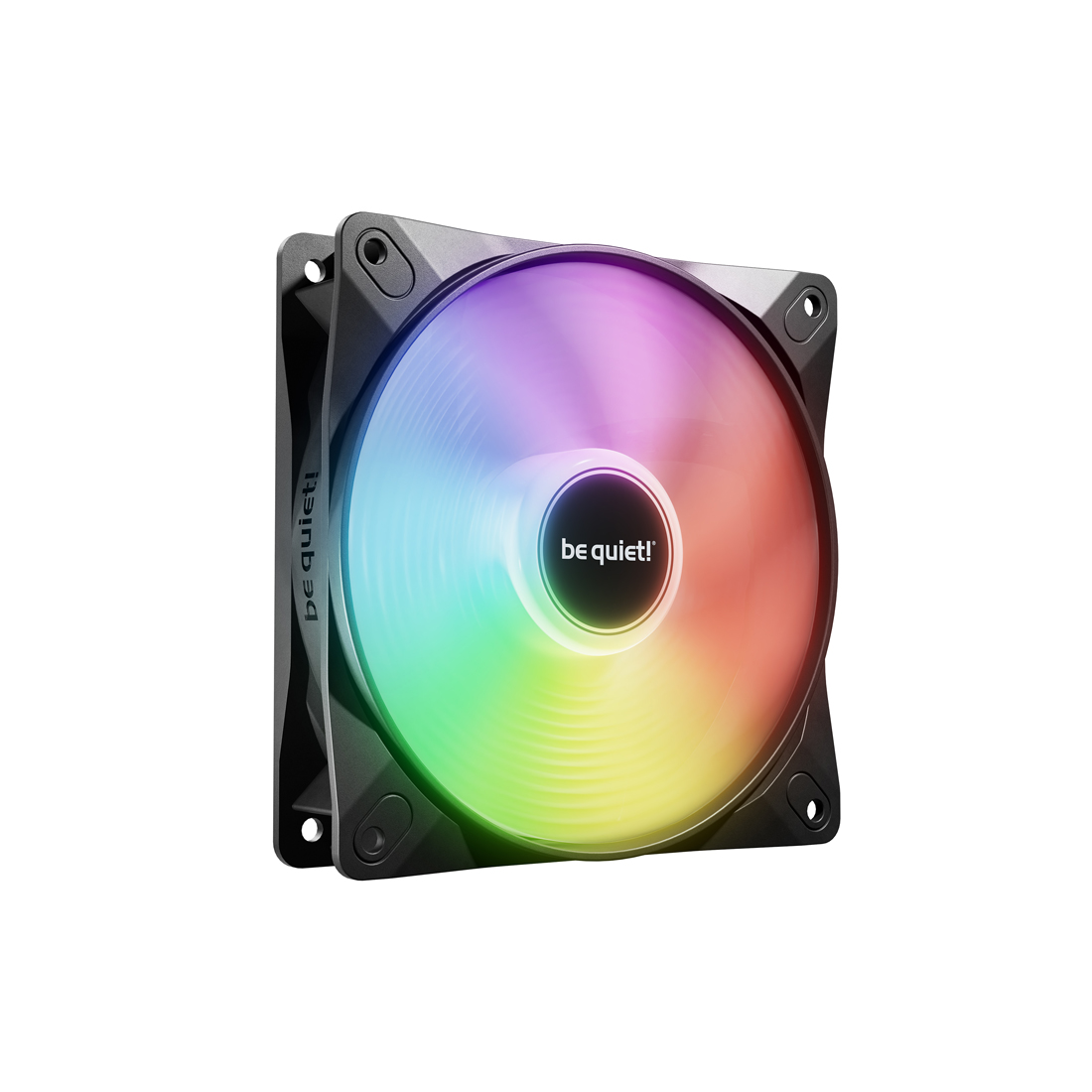 Вентилятор для компьютерного корпуса, Bequiet!, Light Wings LX 120mm PWM, BL120, 120мм ARGB LED вентилятор, 1600 об/мин, 51,4 - 87,5 CFM, 25,5 dB(A), 4-pin PWM/3-pin ARGB, 120*120*25мм, Черный