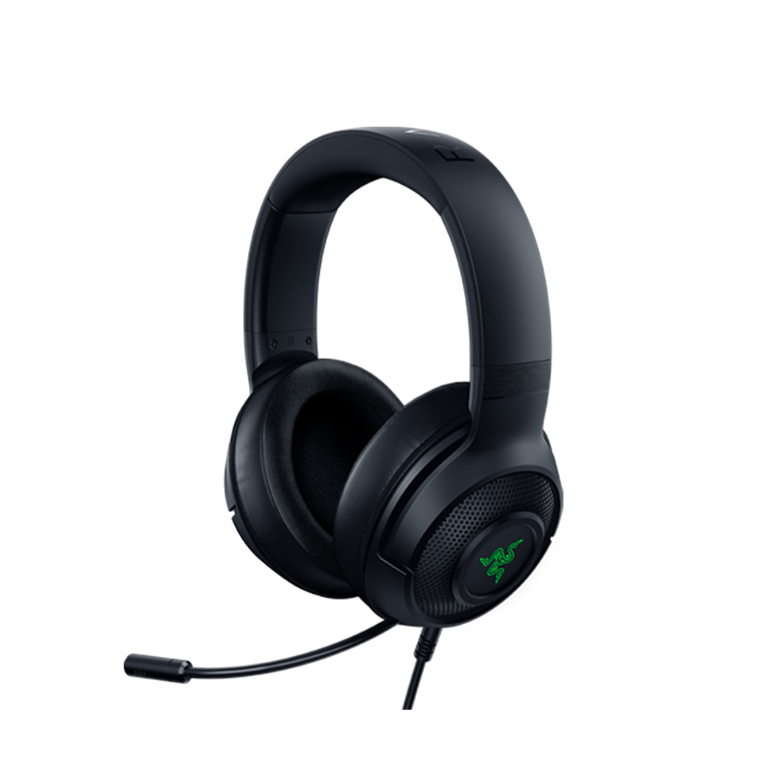 Гарнитура, Razer, Kraken V3, RZ04-03770200-R3M1, Игровая гарнитура, Микрофон поворотный гибкий, Динамики 50 мм, Тип подключения: USB Type-A, Длина кабеля: 2,0м, Примерная масса: TBC / 250г, Диапазон частот: 20Гц– 20кГц , Чувствительность при 1 кГц: 96 дБ SPL/мВт, Чёрный