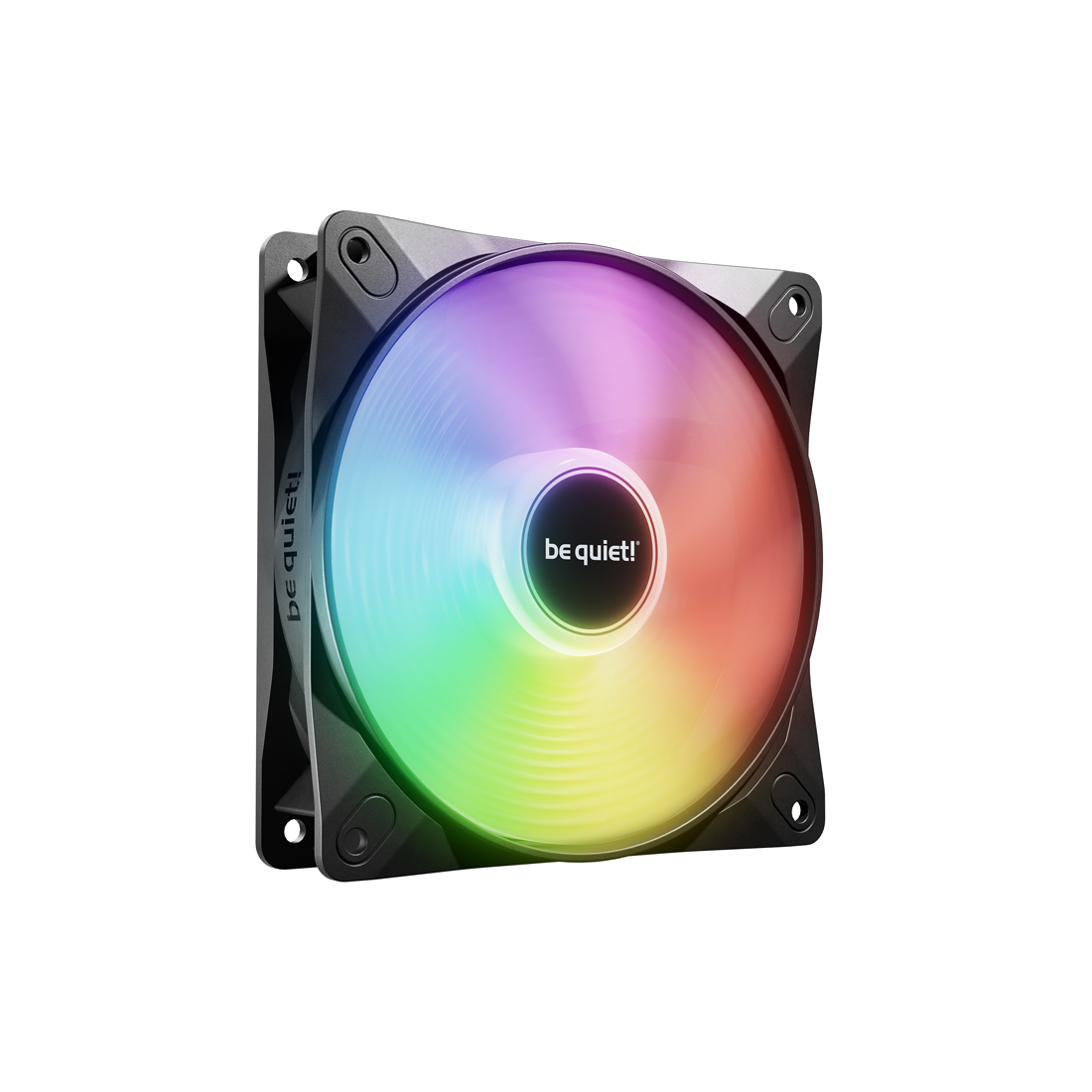 Вентилятор для компьютерного корпуса, Bequiet!, Light Wings LX 120mm PWM high-speed, BL123, 120мм PWM high-speed, 2100 об/мин, 61.5/105.1 CFM, 30.5 dB(A), 4-pin PWM/3-pin ARGB, 120*120*25мм, Черный