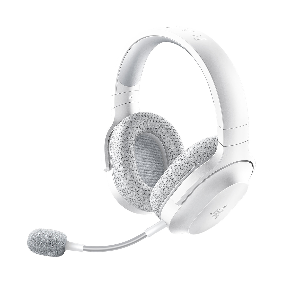Гарнитура, Razer, Barracuda X 2022, RZ04-04430200-R3M1, Игровая гарнитура, Динамики 40 мм, 7.1 Surround Sound, 20 – 20000 Гц, 96 дБ, 32 Ом, Микрофон однонаправленный съёмный, 100 – 10000 Гц, –42 дБ, Беспроводные / Проводные, 2.4 ГГц/ Bluetooth 5.2 / 3,5 мм MiniJack, Белый
