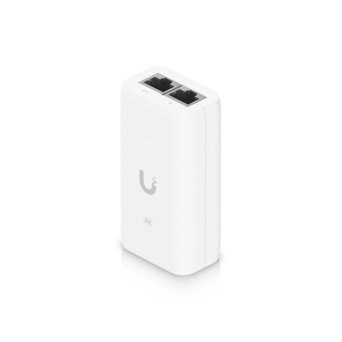 PoE адаптер, Ubiquiti, U-PoE, PoE Injector 48VDC 15W Gbit, 802.3af, 10/100/1000Mbps Ethernet, 100–240V AC,