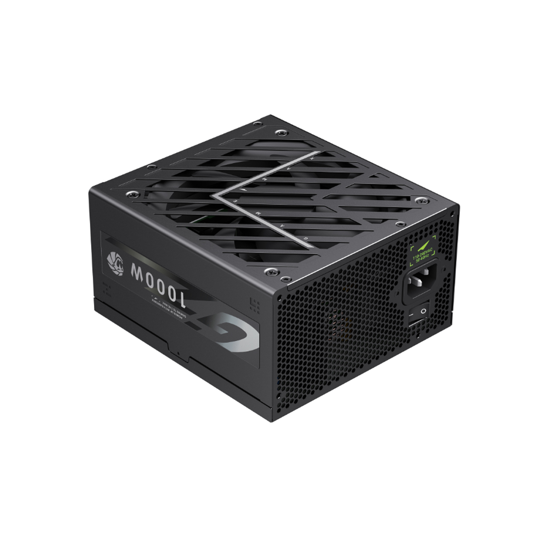 Блок питания, Gamemax, GZ 1000G, 2121-1000B0002, 1000W, ATX 3.1, ATX, Вентилятор 14см, 20+4 pin, 4*PCI-E 6+2 pin, 10*SATA, 3*Molex, 16*4+4 pin, 150*160*86mm мм, Черный