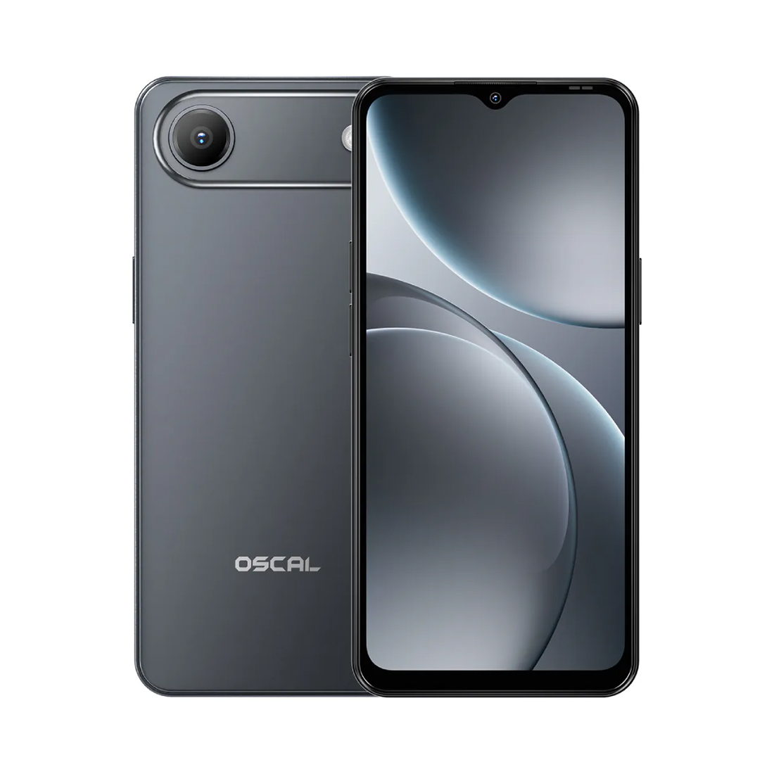 Смартфон, OSCAL, FLAT 3C, 4GB 64GB, 6.56", Android 16 GO,SC9863A(T603), Камера 32Мп/13Мп, 1612x720, Bluetooth 5.0 , 5000 мАч, (Black) Чёрный