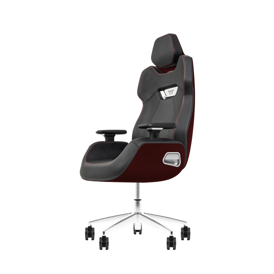 Игровое компьютерное кресло, Thermaltake, ARGENT E700 Saddle Brown, GGC-ARG-BOLFDL-01, Максимальная нагрузка 150 кг, Натуральная кожа, Основание алюминий и металл, Коричневый Хром