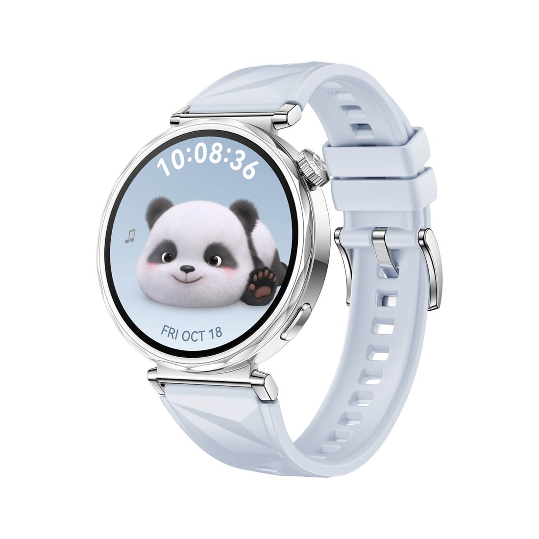 Смарт часы, Huawei, Watch GT 5 JNA-B19FC 41mm, Дисплей 1.43" цветной AMOLED-экран, Разрешение 466 x 466, Водонепроницаемые (5 АТМ), Вес 48 гр, (Blue Fluoroelastomer Strap) Синий