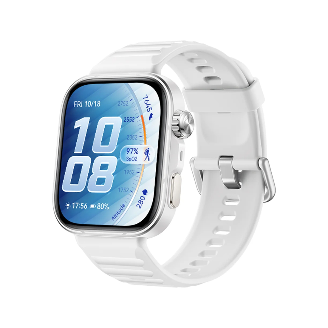 Смарт часы, Huawei, Watch Fit 5 Pro NKI-B29, Дисплей 1,92" цветной AMOLED-экран, Разрешение 480 x 408, Водонепроницаемые (5 АТМ), (White) Белый