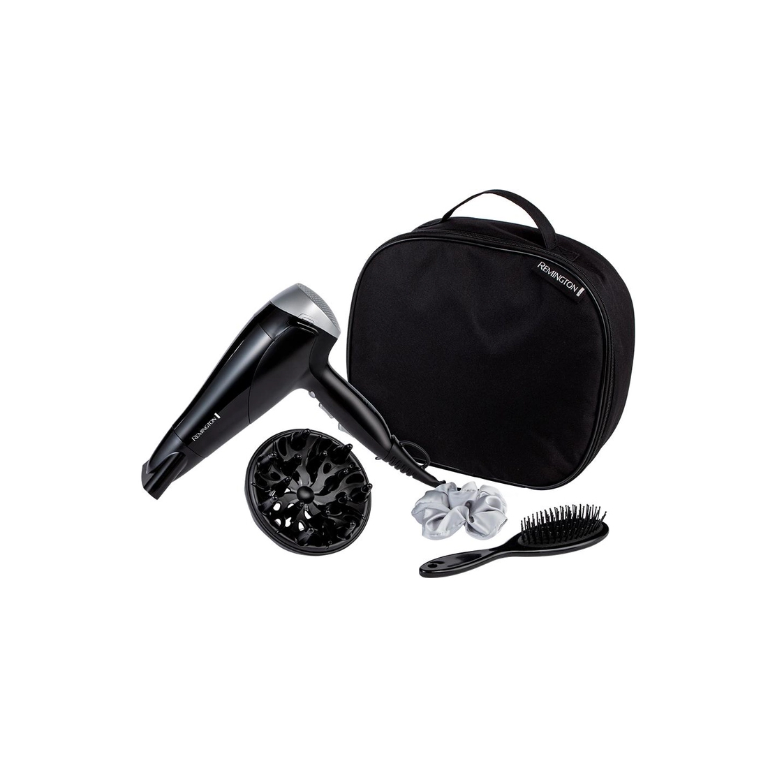Фен, Remington, D3171GP, DC мотор, 2 скорости, 3 температурных режима, Турмалиновая ионизация, Петля для подвешивания, Съемная решетка, Защита от перегрева, Длина шнура электропитания 1.8м, Уровень шума 78 дБ, Мощность 2200 Вт, Черный