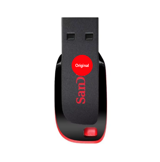 Wholesale Compatible With Sandisk Mini 2.0 Office USB Drive CZ50 Cool Blade 8G to 128G Capacity Metal Flashdisk