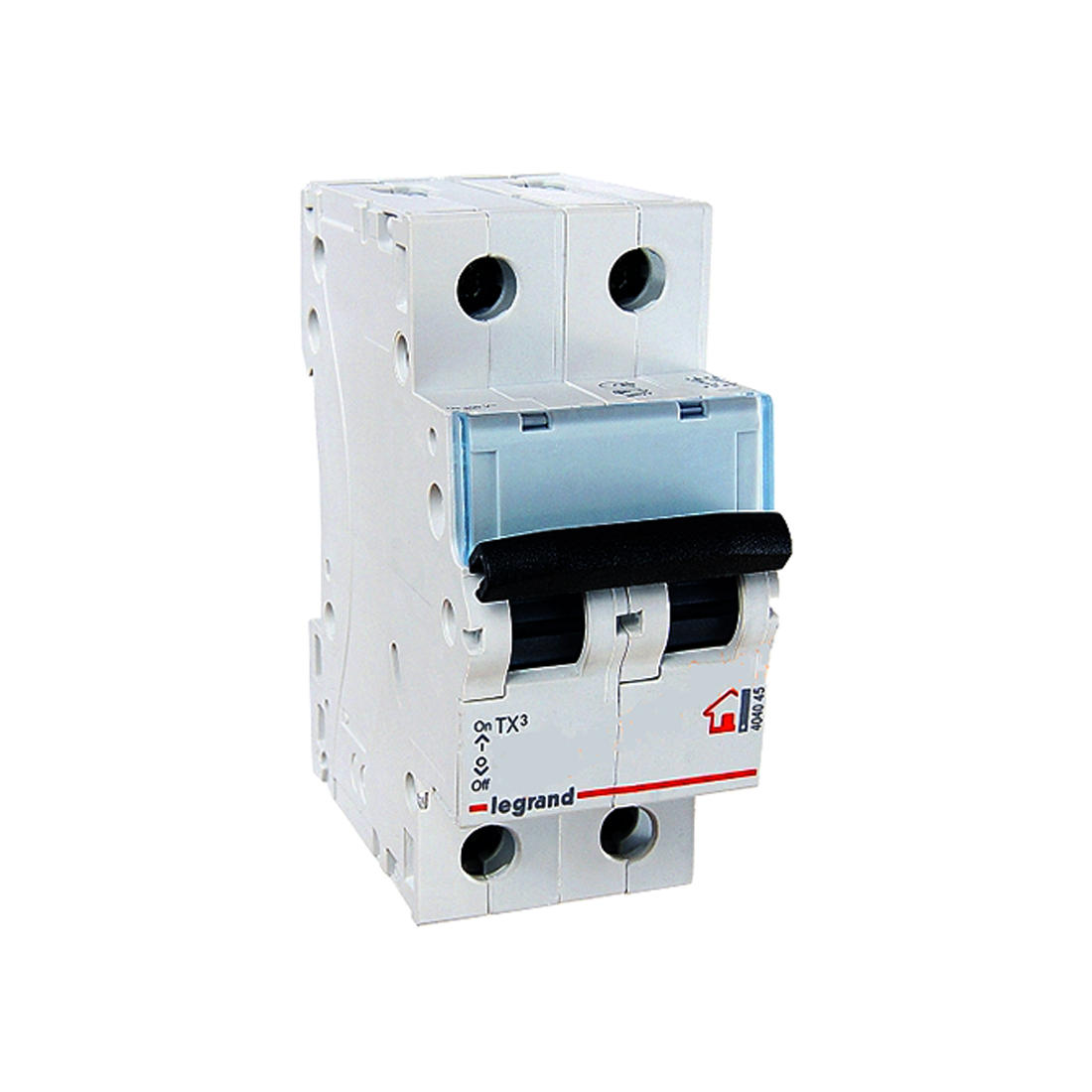 Автоматический выключатель, Legrand, 404039, 2П C 6A TX3 6000 6kA