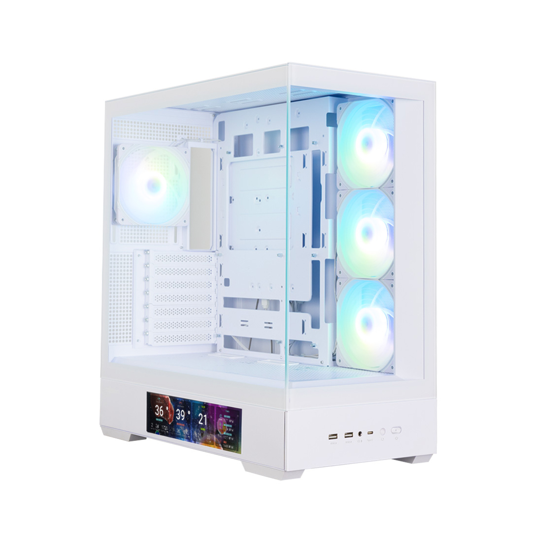 Компьютерный корпус Zalman P40 DS White