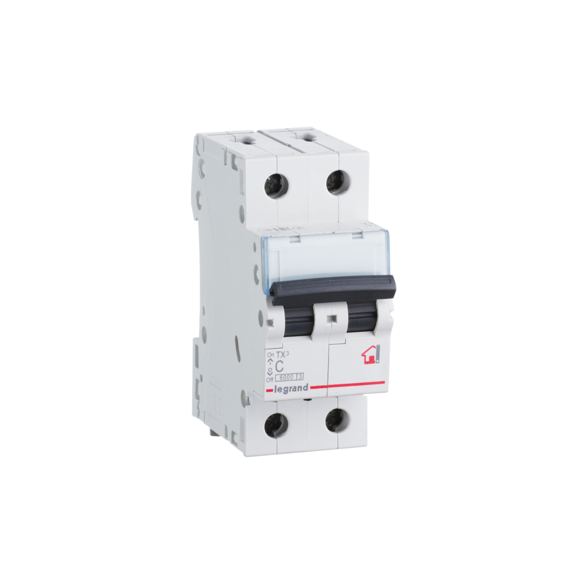 Автоматический выключатель, Legrand, 404043, 2П C 20A TX3 6000 6kA