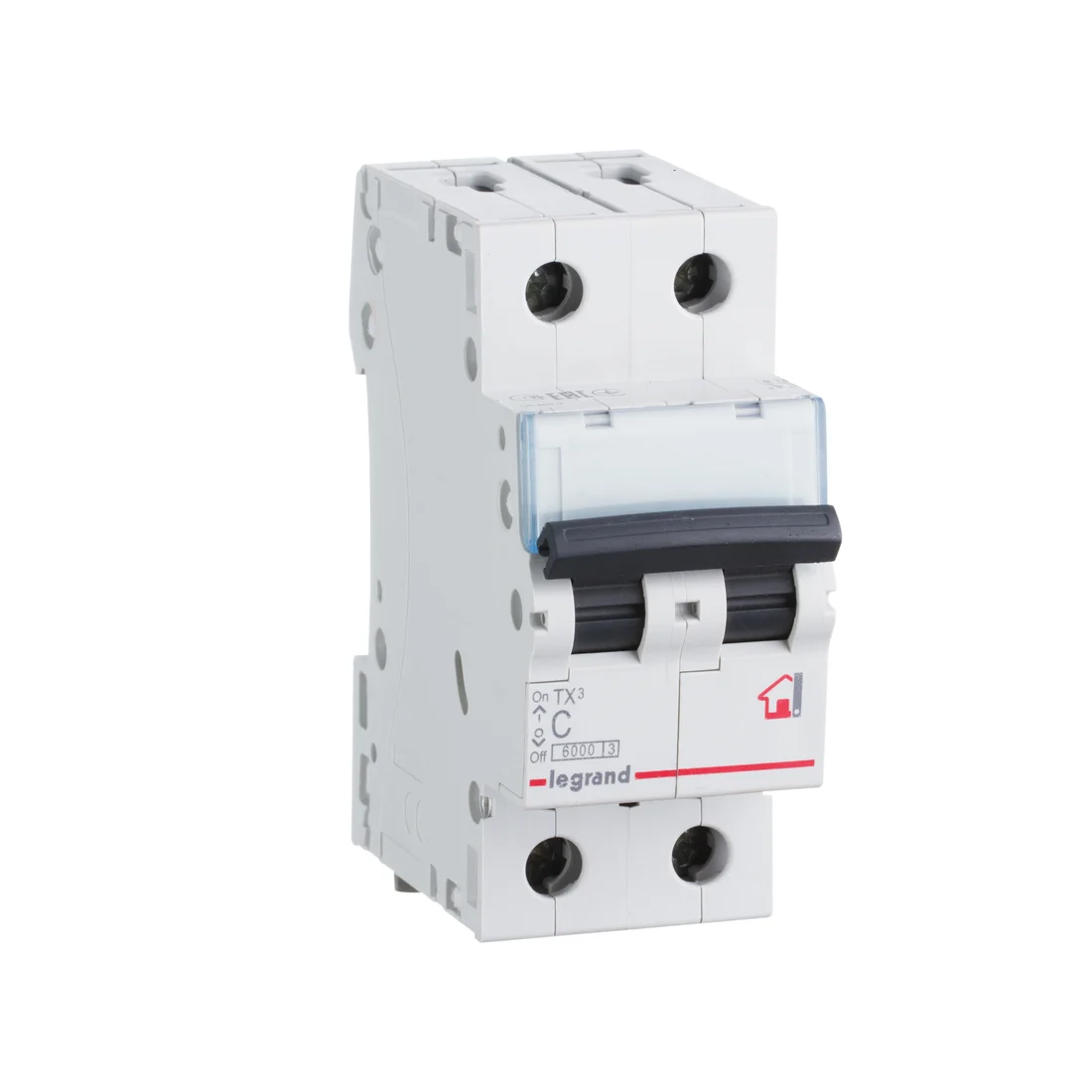 Автоматический выключатель, Legrand, 404046, 2П C 40A TX3 6000 6kA