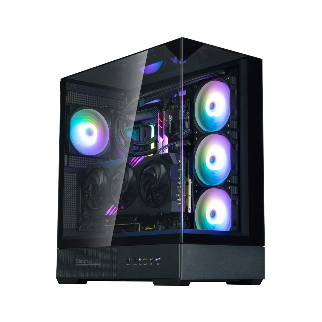 Компьютерный корпус Zalman P40 Prism Plus Black