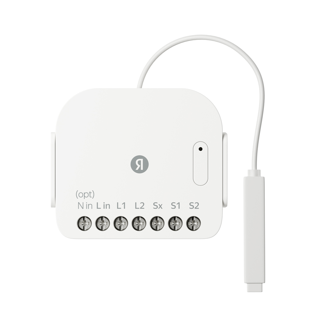 Умное Реле, Яндекс, YNDX-00538, 2 канала, Zigbee, Wi-Fi(2,4 ГГц), IP20, 50 Гц, Белый