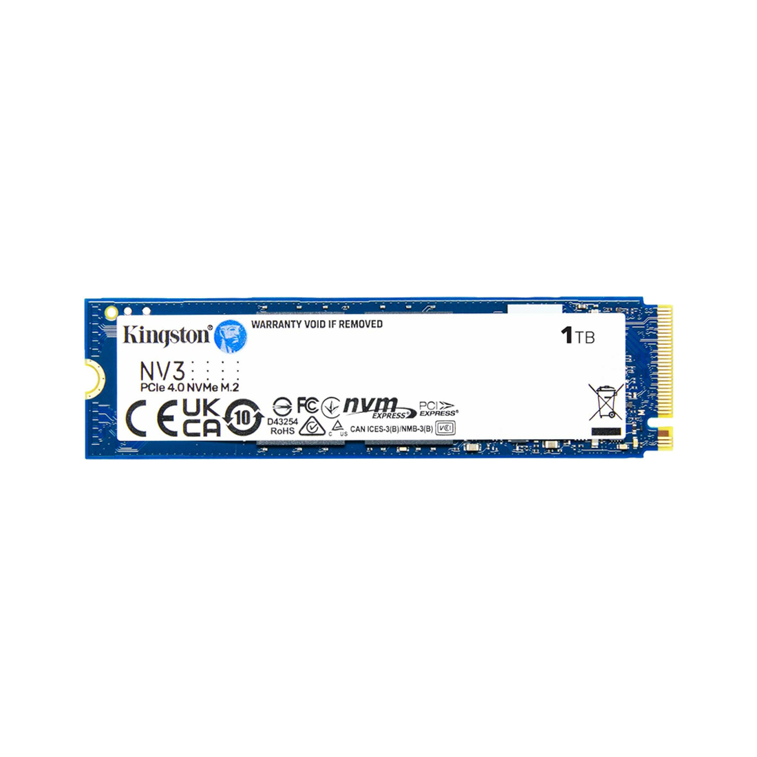 Твердотельді накопитель SSD Kingston NV3 SNV3S/1000G 1000GB M.2 NVMe PCIe 4.0x4