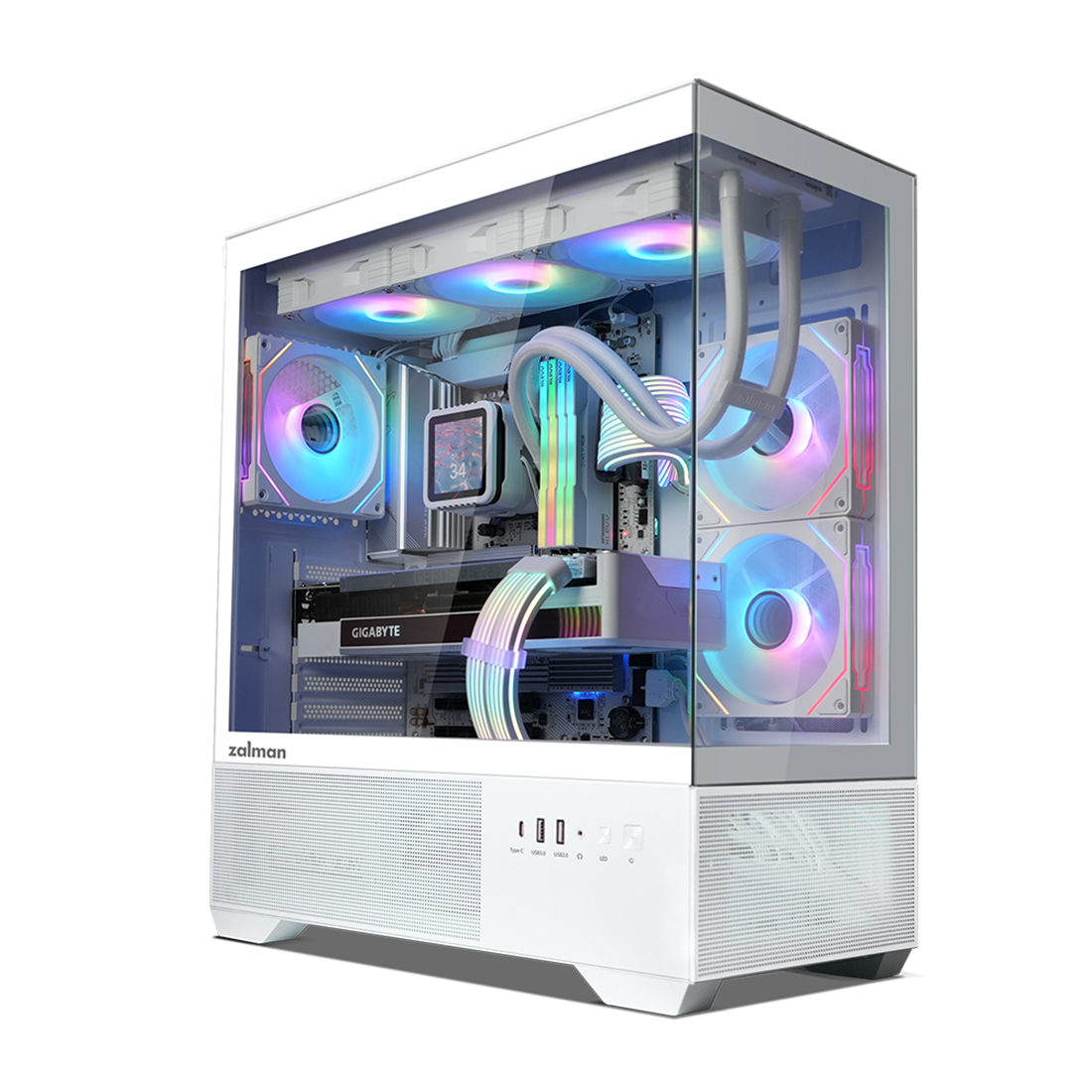 Компьютерлік корпус Zalman CHRONIX V2 White