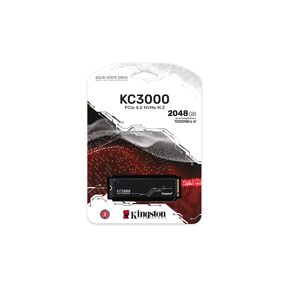 Твердотельный накопитель SSD Kingston SKC3000D/2048G 2048 GB M.2 NVMe PCIe 4.0