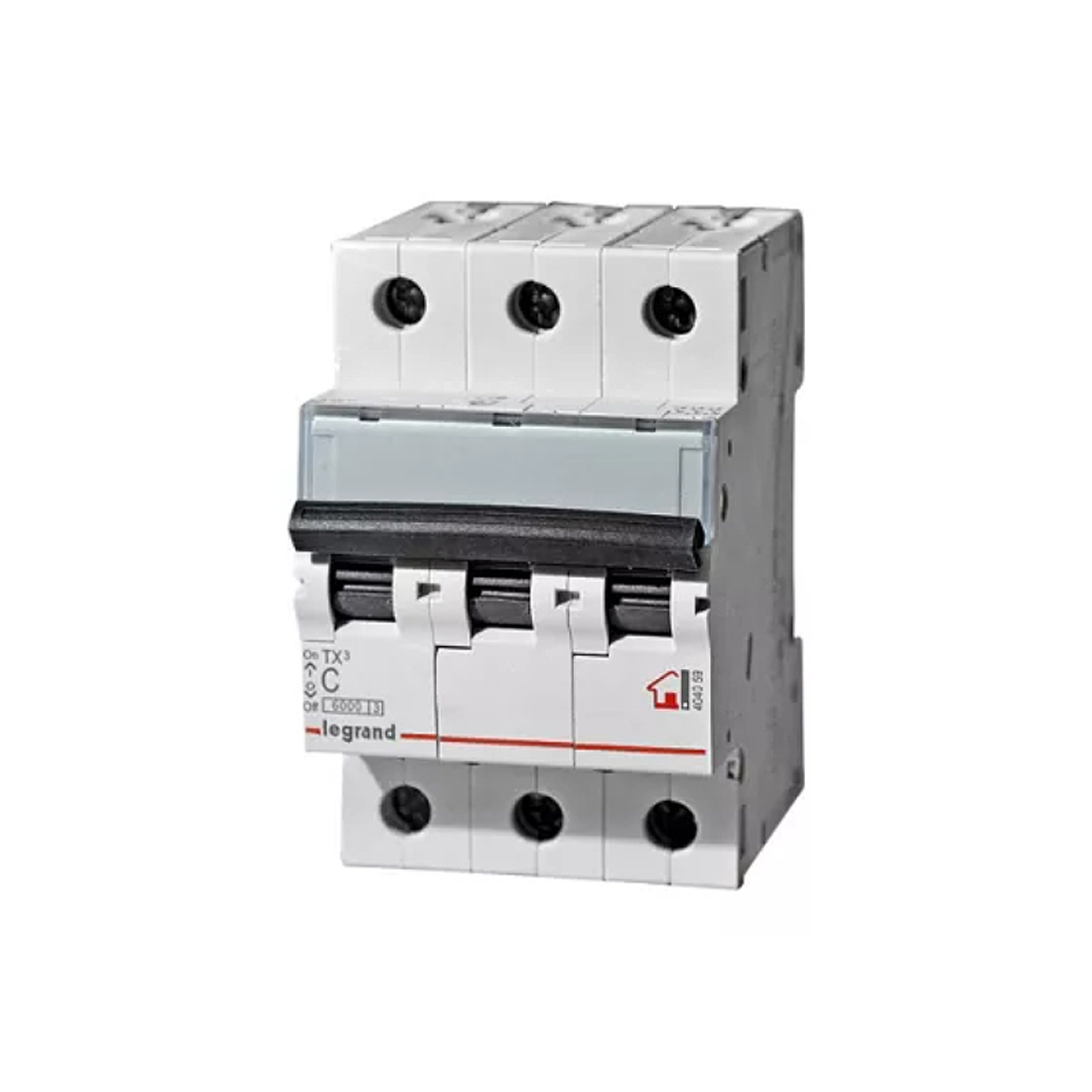 Автоматический выключатель, Legrand, 404056, 3П С 16A TX3 6000 6kA