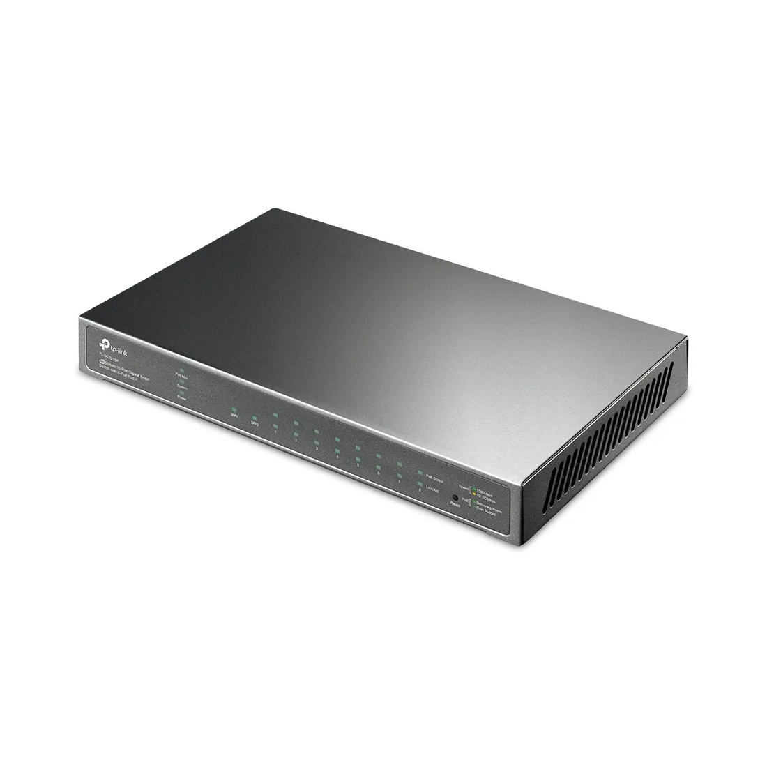 Коммутатор TP-Link SG2210P JetStream 8-портовый Smart PoE (61 Вт) с 2 SFP-слотами