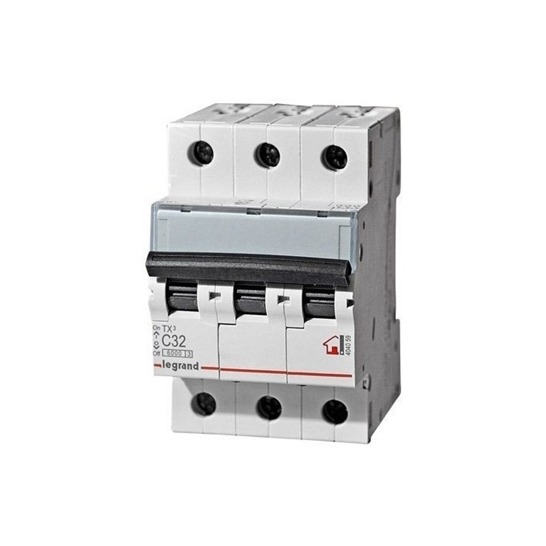 Автоматический выключатель, Legrand, 404059, 3П C 32A TX3 6000 6kA