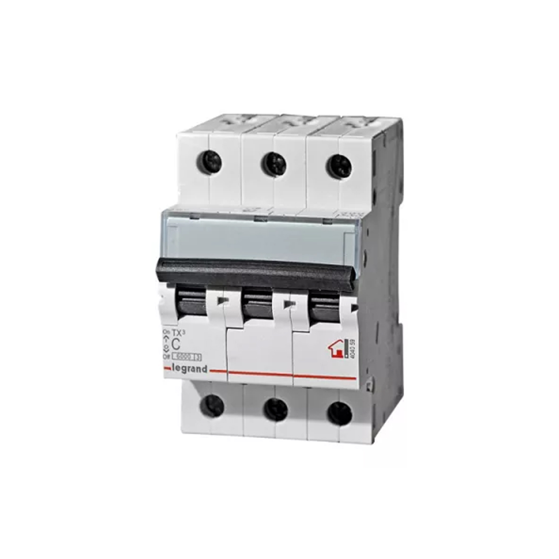 Автоматический выключатель, Legrand, 404061, 3П C 50A TX3 6000 6kA
