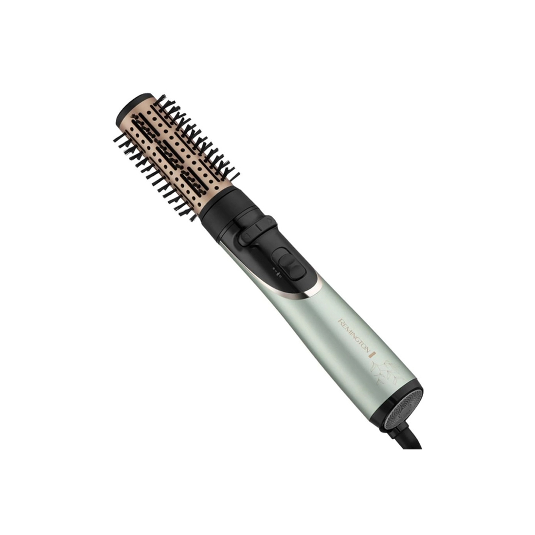 Фен-щетка, Remington, AS5860, Механическое управление, 2 температурных режимов, 2 скоростных режимов, Керамика, Ионизация, Длина шнура 3м, Мятный, Черный