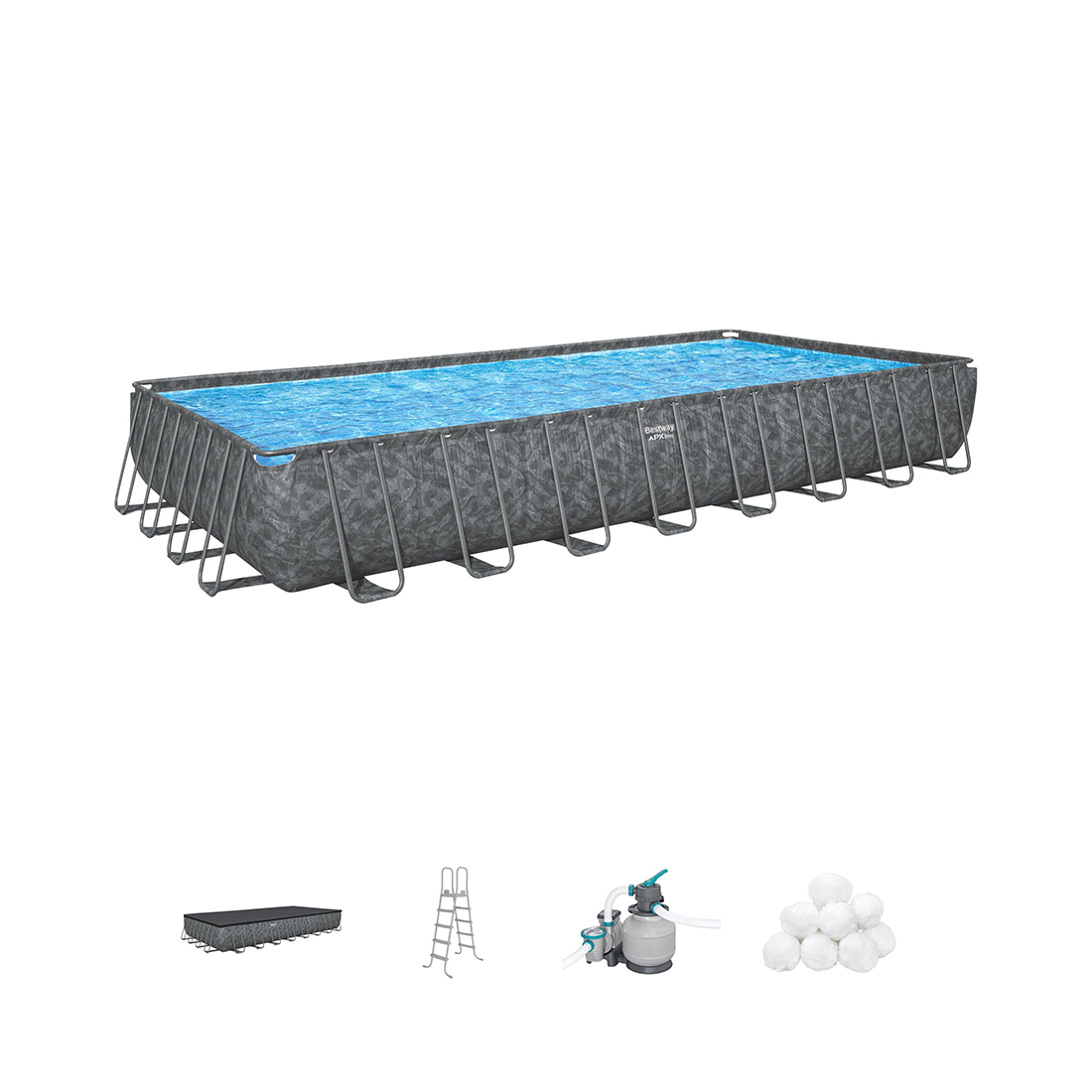 Каркасный бассейн APX 365 956 x 488 x 132 см, BESTWAY