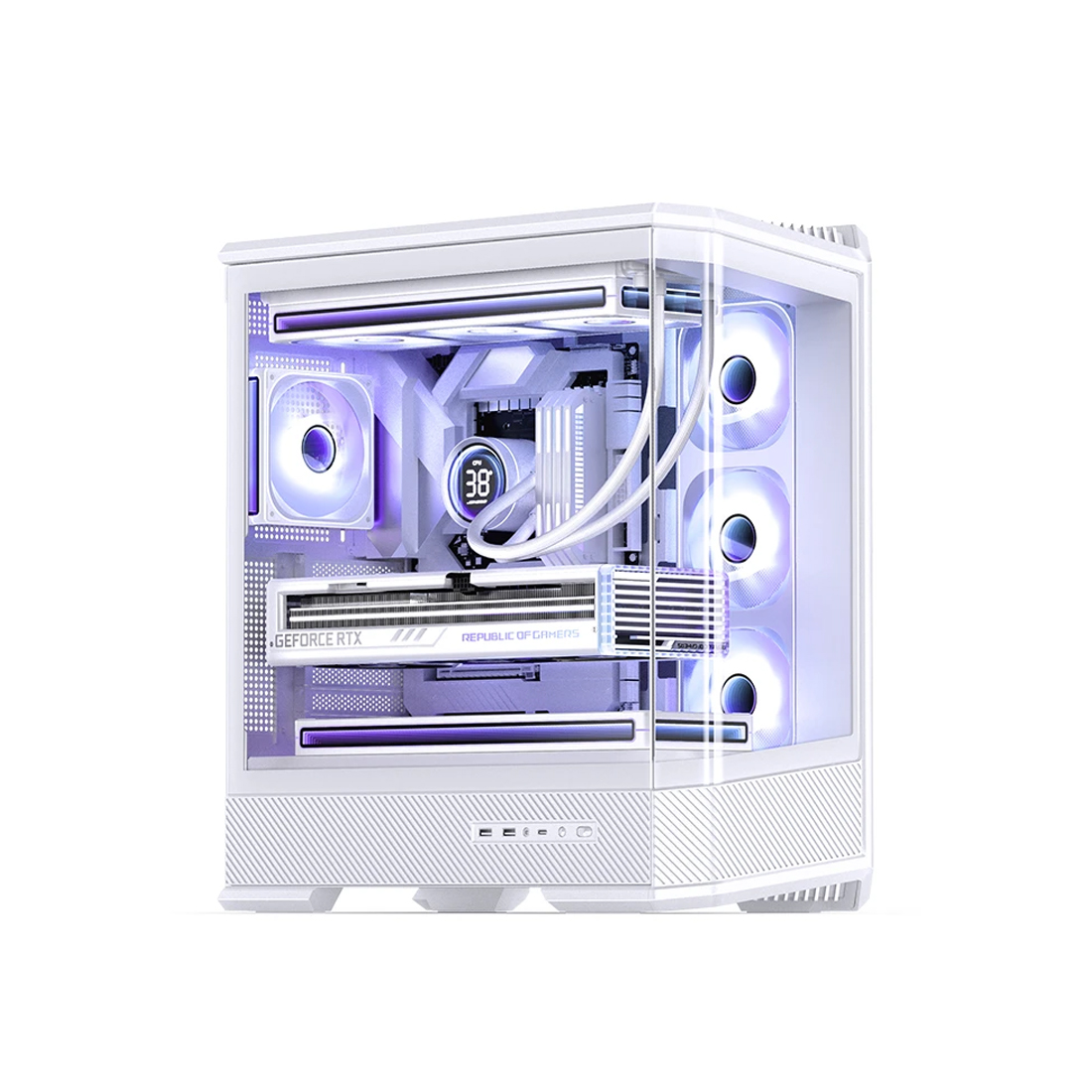 Компьютерный корпус Jonsbo D400 White