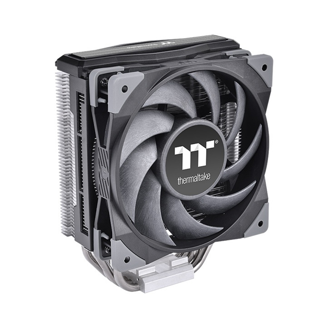 Кулер для процессора,Thermaltake, Toughair 310 CPU, CL-P074-AL12BL-A, Intel LGA 1700/1200/1156/115x и AMD AM4/AM3+/AM3/AM2+/AM2/FM2/FM1, TDP 170W, 120мм вентилятор, 500-2000 об.мин, 4pin, 58.35 CFM, 23.6 dB(A), 123.6x71.7x159.5мм, Серебристый