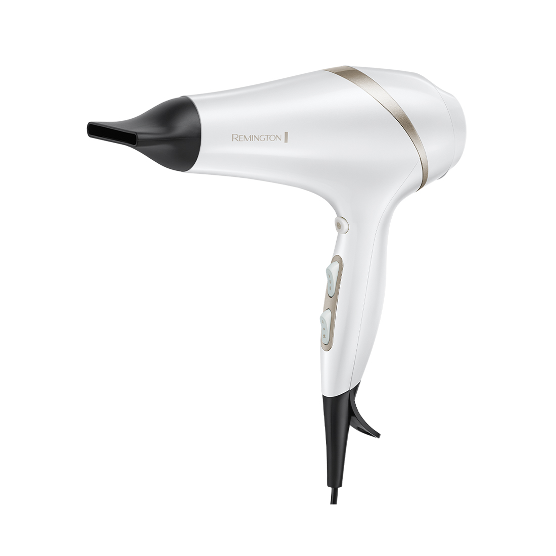 Фен, Remington, AC8901, Мощность 2300W, 2 скоростных режима, 3 температурных режима, AC мотор, Длина шнура электропитания 180см, Белый