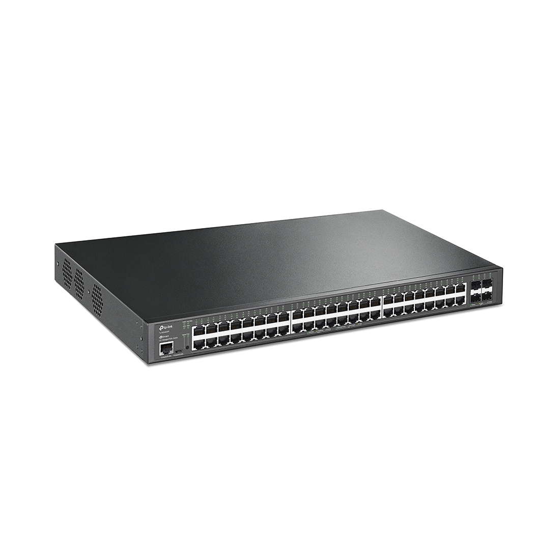 Коммутатор, TP-Link, SG3452XP, JetStream коммутатор уровня 2+, 48 портов PoE+ (500W), 4 SFP+ слота