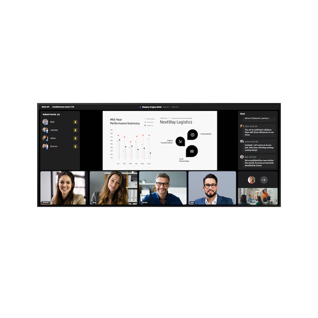 Профессиональный ультраширокий дисплей Samsung LH105QPD5BGXCI 105" 5K 21:9 500 нит