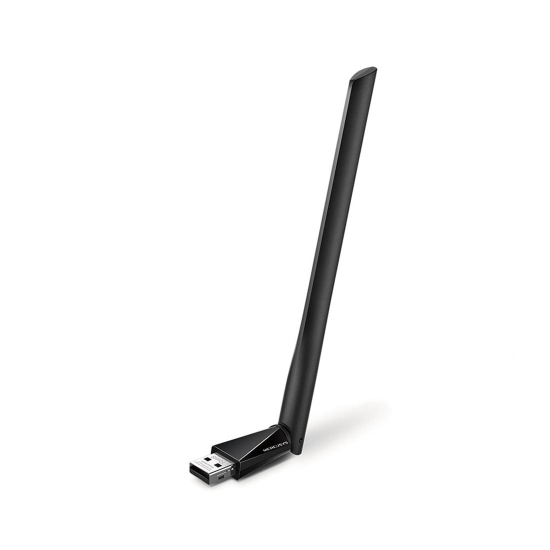 USB-адаптер, Mercusys, MU6H, AC650 Двухдиапазонный Wi-Fi USB адаптер высокого усиления. 1 внешняя антенна 5 дБи, 802.11a/b/g/n/ac