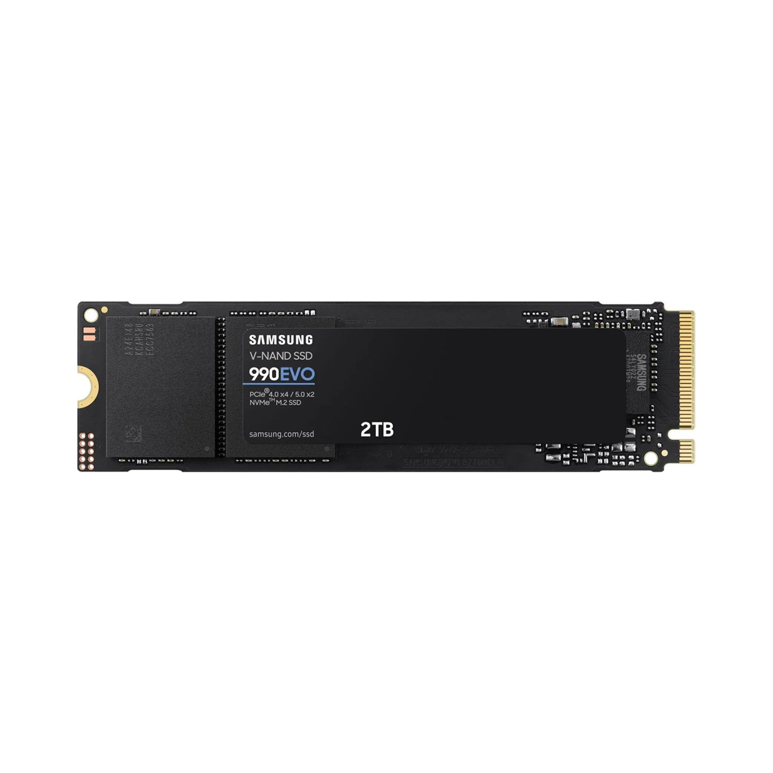Твердотельный накопитель SSD, Samsung, 990 EVO PLUS MZ-V9S2T0BW, 2TB, M.2 PCIe 4.0 x4 / 5.0 x2 NVMe, 7250/6300 Мб/с