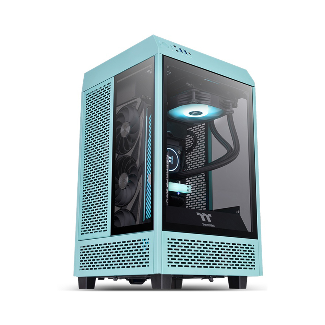 Компьютерлік корпус Thermaltake The Tower 100 Turquoise