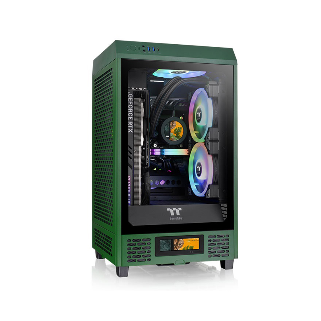 Компьютерлік корпус Thermaltake The Tower 200 Racing Green