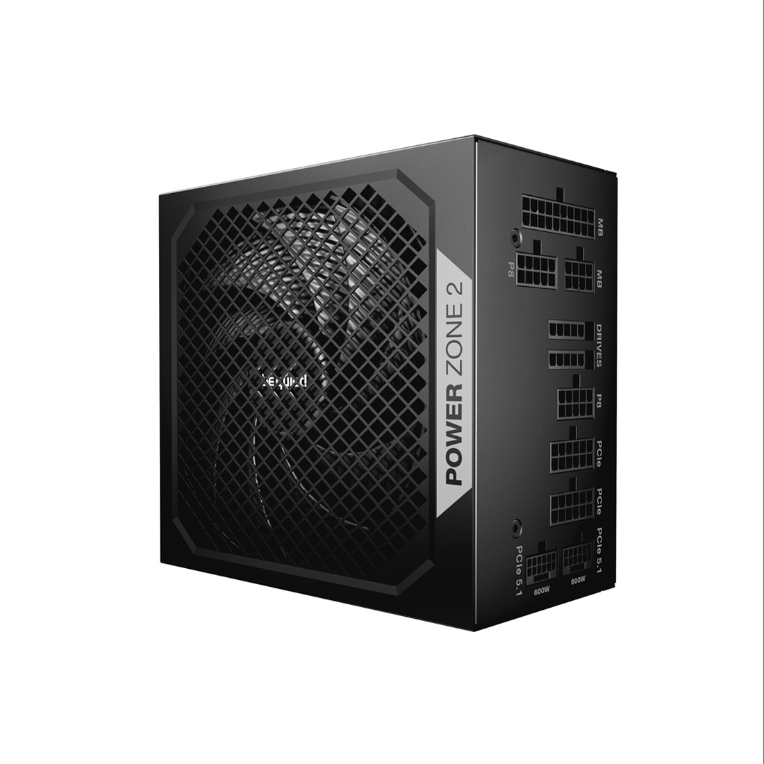 Блок питания, Bequiet!, POWER ZONE 2 1200W, BP030EU, 1200W, ATX 3.1, ATX, 140мм, Модульный, 20+4 pin, 3*PCI-E 6+2 pin, 7*SATA, 4+4 pin, 328 x 248 x 102 мм, Black