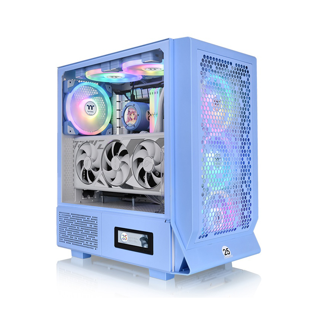 Компьютерлік корпус Thermaltake Ceres 330 TG ARGB Hydrangea Blue