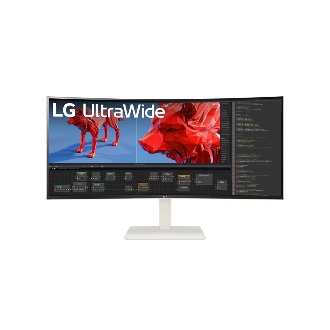 Монитор, LG, 38WR85QC-W, 37.5", 3840x1600, IPS, 144 Гц, HDMI*2, DP*1, USB*2, USB-C*1, 600 кд/м2, 1000:1, 1.07млрд, 1мс, 178/178, 21:9, Белый