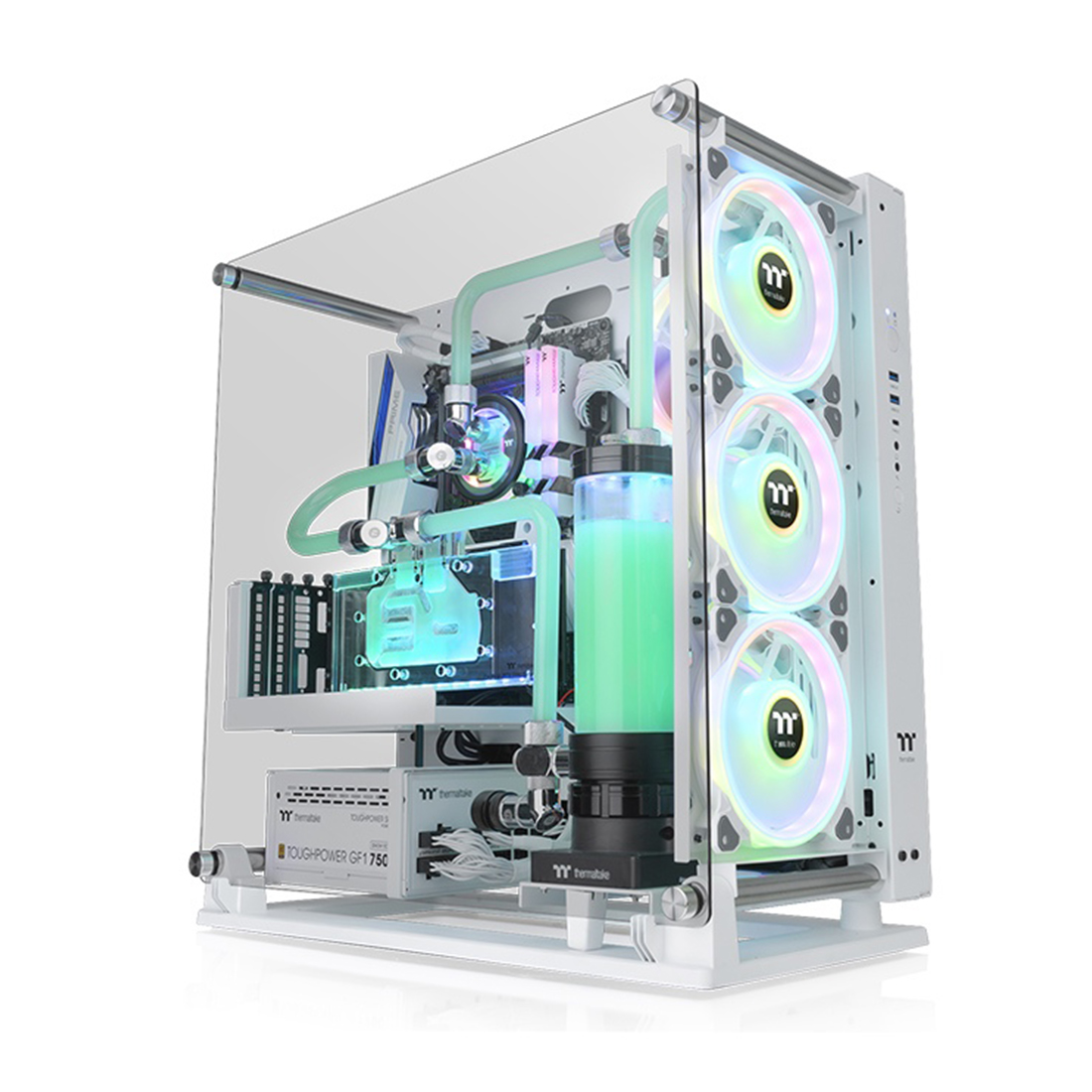 Компьютерный корпус Thermaltake Core P3 TG Pro Snow