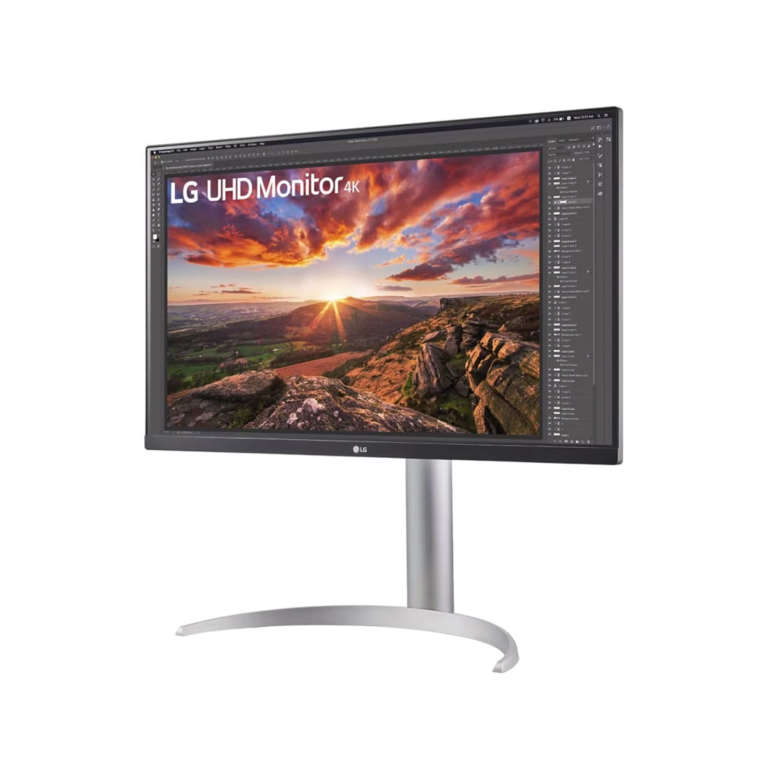 Монитор, LG, 27UP850K-W, 27", 3840x2160, IPS, 60 Гц, HDMI*2, DP*1, USB Type-C™, Аудиовыход, 400 кд/м2, 1200:1, 1.07млрд, 5мс, 178/178, 16:9, Белый
